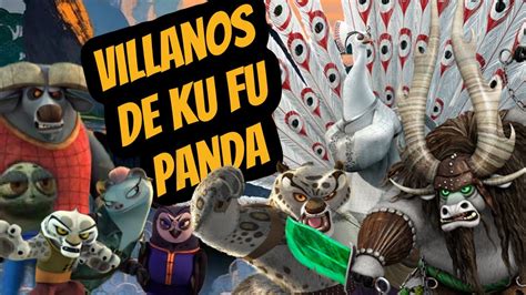 Los Villanos De Kun Fu Panda YouTube