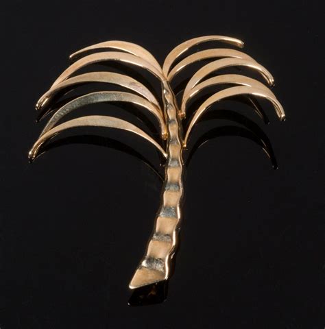 Lot PALM TREE BROOCH