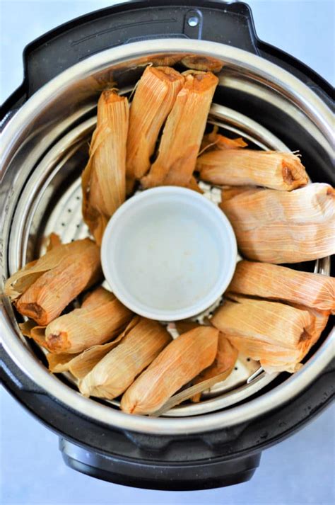 Reheat Steam Tamales In Instant Pot Ninja Foodi Frozen Tamales