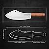 Amazon DRAGON RIOT Butcher Knife Without Sheath Meat And Vegetable