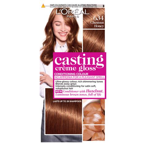 L Oreal Paris Casting Creme Gloss Chestnut Honey Hair Dye Kit