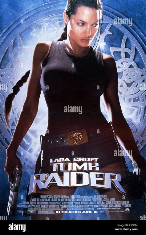 Lara Croft Tomb Raider Us Poster Angelina Jolie 2001 ©paramountcourtesy Everett