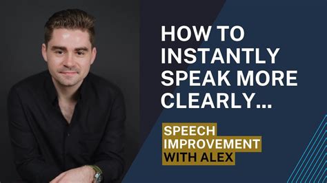 Apply This Technique To Immediately Speak More Clearly In English