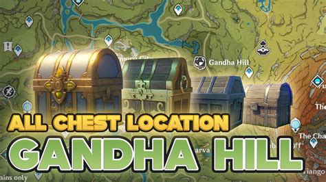 Gandha Hill All Chest Challenge Seelie Locations Genshin Impact