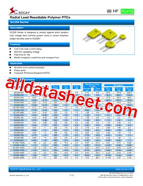 Sc S Datasheet Pdf Socay Electornics Co Ltd