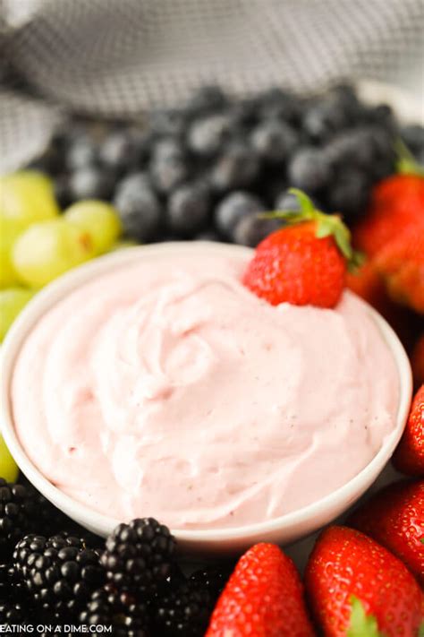 Strawberry Yogurt Dip Recipe Yogurt Fruit Dip Eating On A Dime