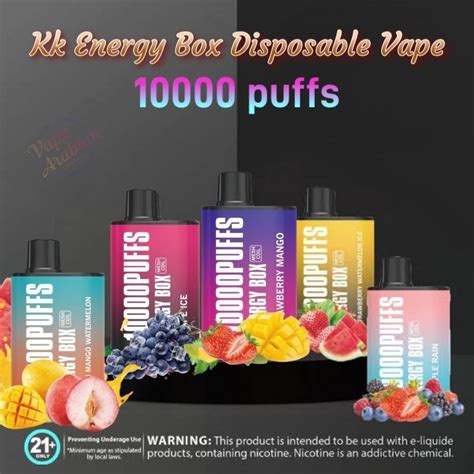 KK Energy Box Disposable Vape 10000 Puffs In UAE