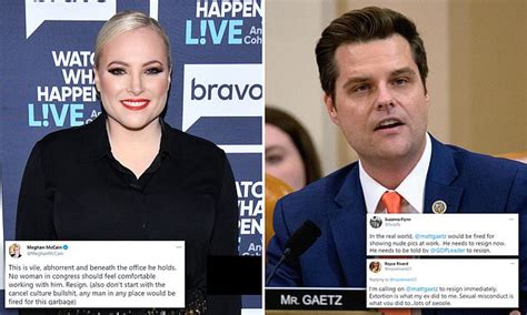 Meghan McCain Leads Calls For Matt Gaetz To Resign Amid Sex Trafficking Probe Daily Mail Online