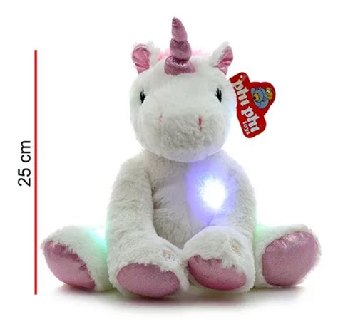 Unicornio Luz Sonido Peluche Sentado Phi Phi Toys La Plata MercadoLibre