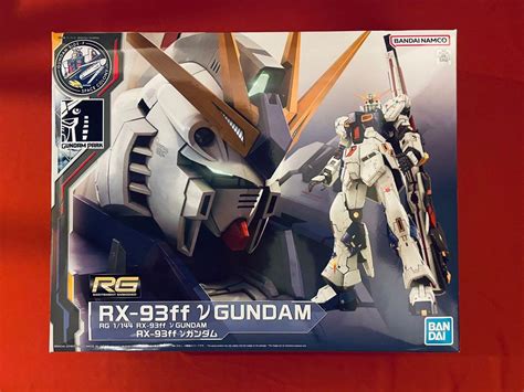 現貨 Rg Rx 93ff Nu Gundam Fukuoka Limited Gundam Side F 福岡限定 Nu 高達 馬沙之