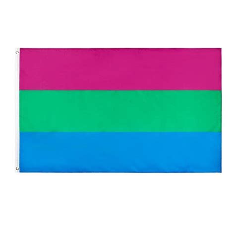 Polysexual Pride Flag Large Premium Quality Poly Flag 5ft X 3ft Double Brass Grommets Durable