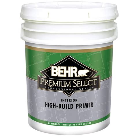Behr Premium 5 Gal Select Flat Interior High Build Primer Hdk03005