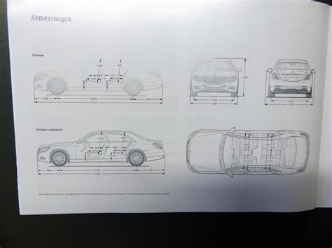 Mercedes Benz S Class Brochure Leaked The Truth About Cars