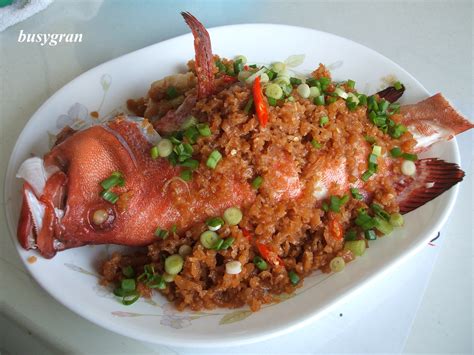 busy grans kitchen steamed fish  chai po