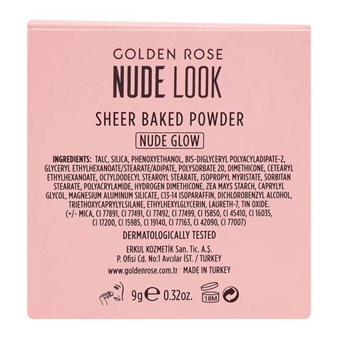 Golden Rose Nude Look Sheer Baked Powder Nude Glow Eshaistic