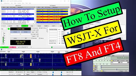 How To Setup Wsjt X For Ft8 And Ft4 Youtube