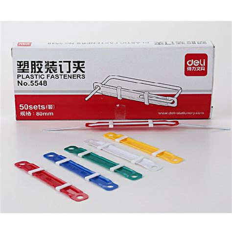 50pcs Set Colorful Plastic Binding Fastener File Document Paper Office Supplies Ebay