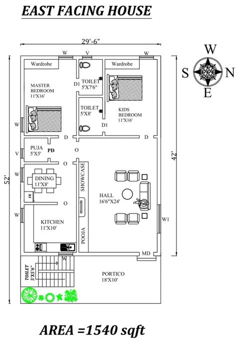 27 Best East Facing House Plans As Per Vastu Shastra Civilengi