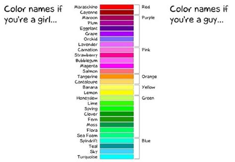 Color Names Funny