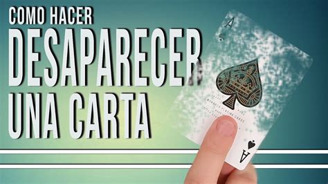 Como Hacer DESAPARECER UNA CARTA Trucos de Magia Fáciles de Aprender