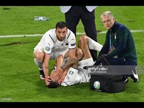 Leonardo Spinazzola Injury Belgium Vs Italy Youtube