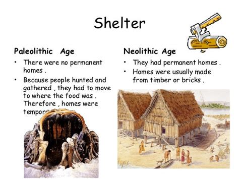 The differences between paleolithic and neolithic ages