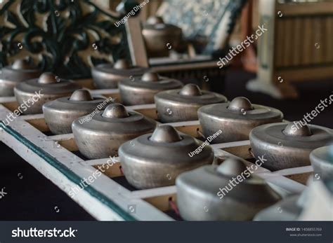 Bonang Musical Instrument Used Javanese Gamelan Stock Photo 1408855769 ...