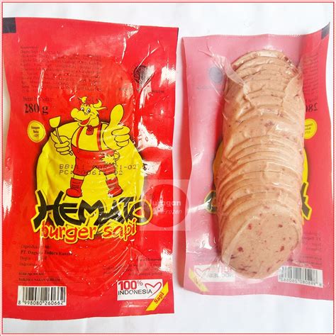 Jual HEMATO BURGER PATTIES DAGING SAPI FROZEN Shopee Indonesia