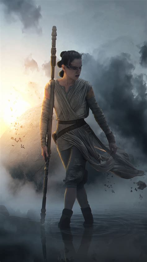 Rey Lightsaber Star Wars The Rise Of Skywalker 4k Hd Phone Wallpaper