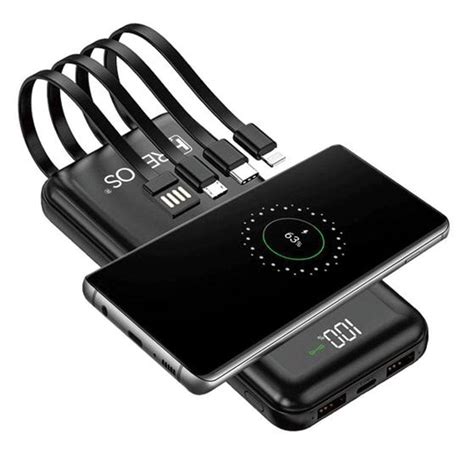 Carregador Portatil Mah Power Bank Hrebos Preto Alpha X Casas Bahia