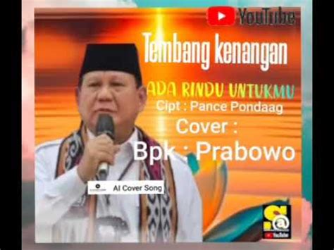 Tembang Kenangan Ada Rindu Untukmu Cipt Pance Pondaag Cover Bpk