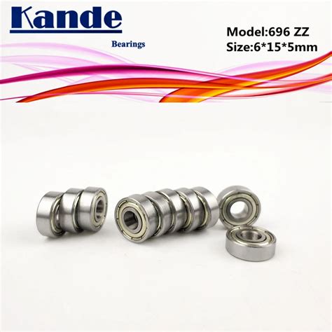 Aliexpress Buy Kande Bearings 696ZZ 10pcs ABEC 1 696 2Z ABEC 3