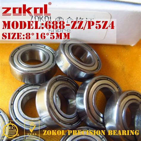 ZOKOL 688 ZZ P5Z4 Bearing 688 ZZ P5Z4 Miniature Deep Groove Ball