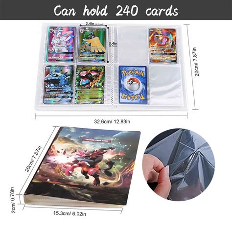 Album De Cartes Pokemon Pi Ces Jeu De Cartes Collection Porte