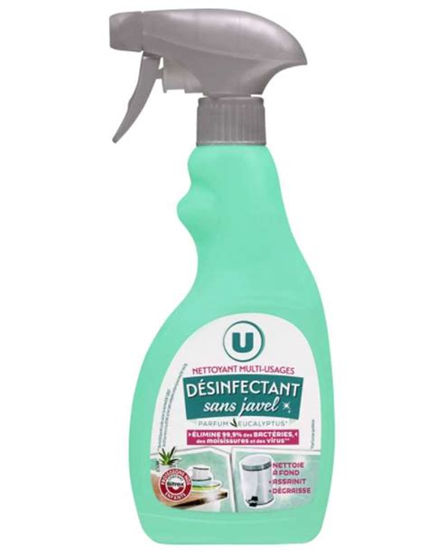 Nettoyant désinfectant multi usages sans javel U 500 ml La Belle