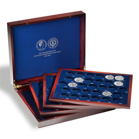 Coffret Numismatique VOLTERRA QUATTRO de luxe pour 123 pièces