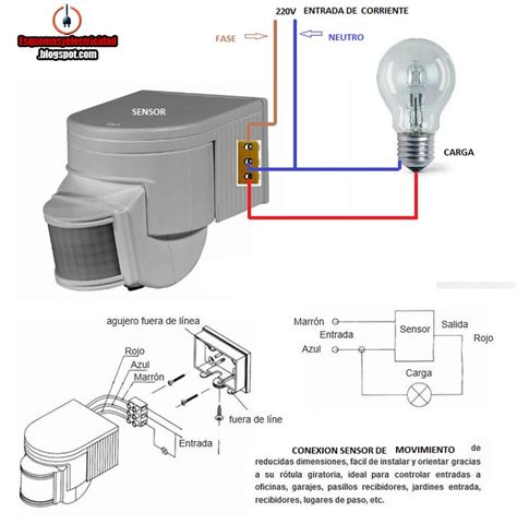 Diagrama Sensor De Movimiento Esquema E Instalaci N De Dete