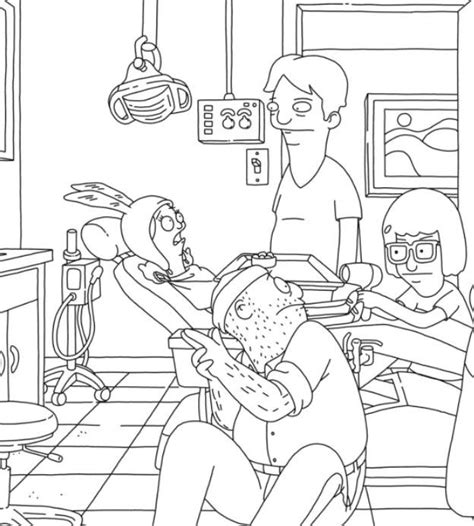 Free Printable Bob S Burgers Coloring Page Free Printable Coloring Pages