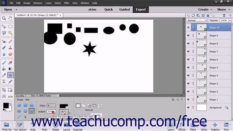 Photoshop Elements 15 Tutorial Using The Shape Tools Adobe Training