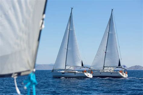 Sail Yachts In Regatta Stock Photo By Dimaberkut