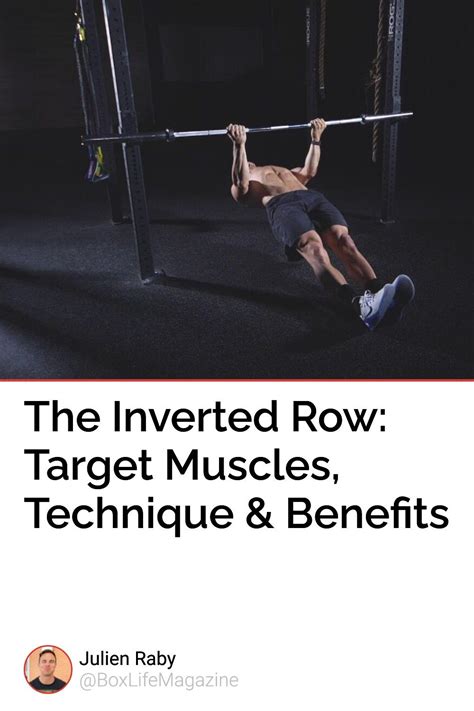 Inverted Row Artofit