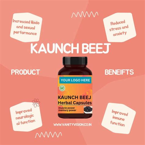 Vanity Vision Kaunch Beej Capsules Packaging Type Plastic Bottle At