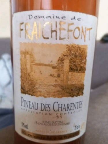 Fraichefont Pineau Des Charentes Vivino Us