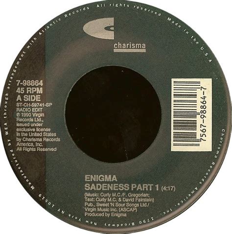 Enigma - Sadeness Part 1 (1990, Vinyl) | Discogs