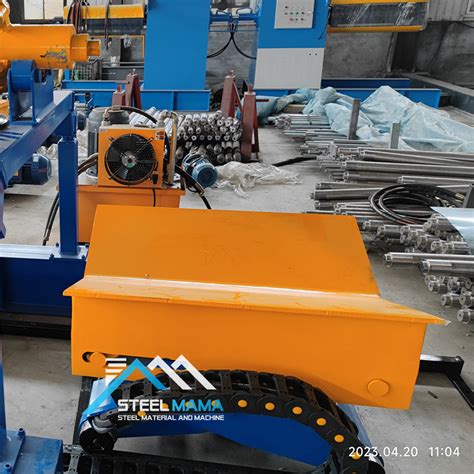 Full Automatic Steel Coil Automated Decoiling Hydraulic 7 Ton Uncoiler