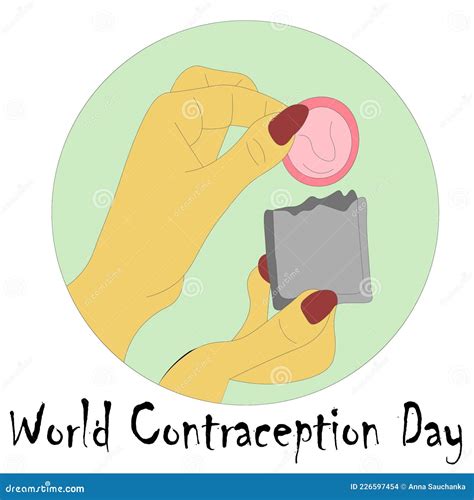 World Contraception Day World Condom Day World Sexual Health Day In The Hands Of A Condom For