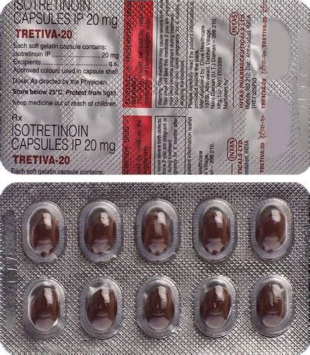 Finished Product Isotretinoin Tretiva Mg Capsule For Treatment Of