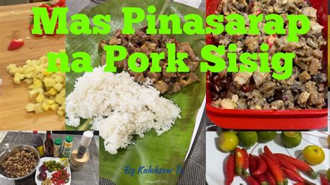 Pork Sisig Ulo Ng Baboy Mas Pinasarap YouTube