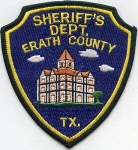 ERATH COUNTY TEXAS TX SHERIFF POLICE PATCH | eBay