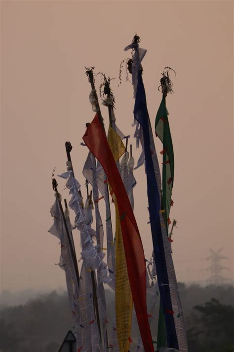 Tibetan Vertical Prayer Flags For Bamboo Folk Bazar